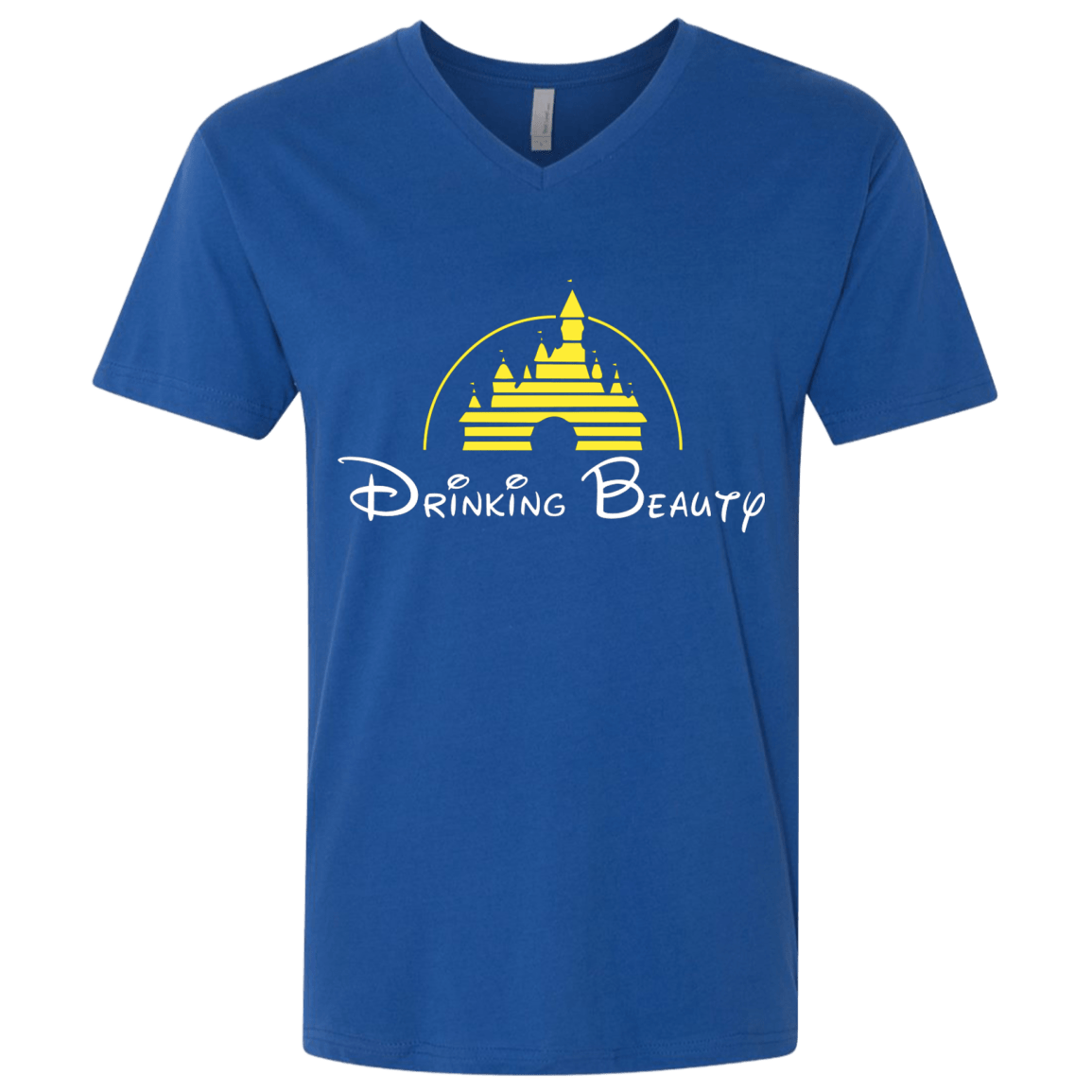 T-Shirts Royal / X-Small Drinking Beauty Men's Premium V-Neck