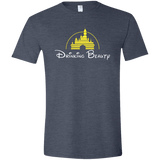 T-Shirts Heather Navy / S Drinking Beauty Men's Semi-Fitted Softstyle