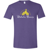 T-Shirts Heather Purple / S Drinking Beauty Men's Semi-Fitted Softstyle
