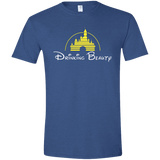 T-Shirts Heather Royal / X-Small Drinking Beauty Men's Semi-Fitted Softstyle