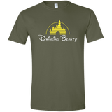 T-Shirts Military Green / S Drinking Beauty Men's Semi-Fitted Softstyle