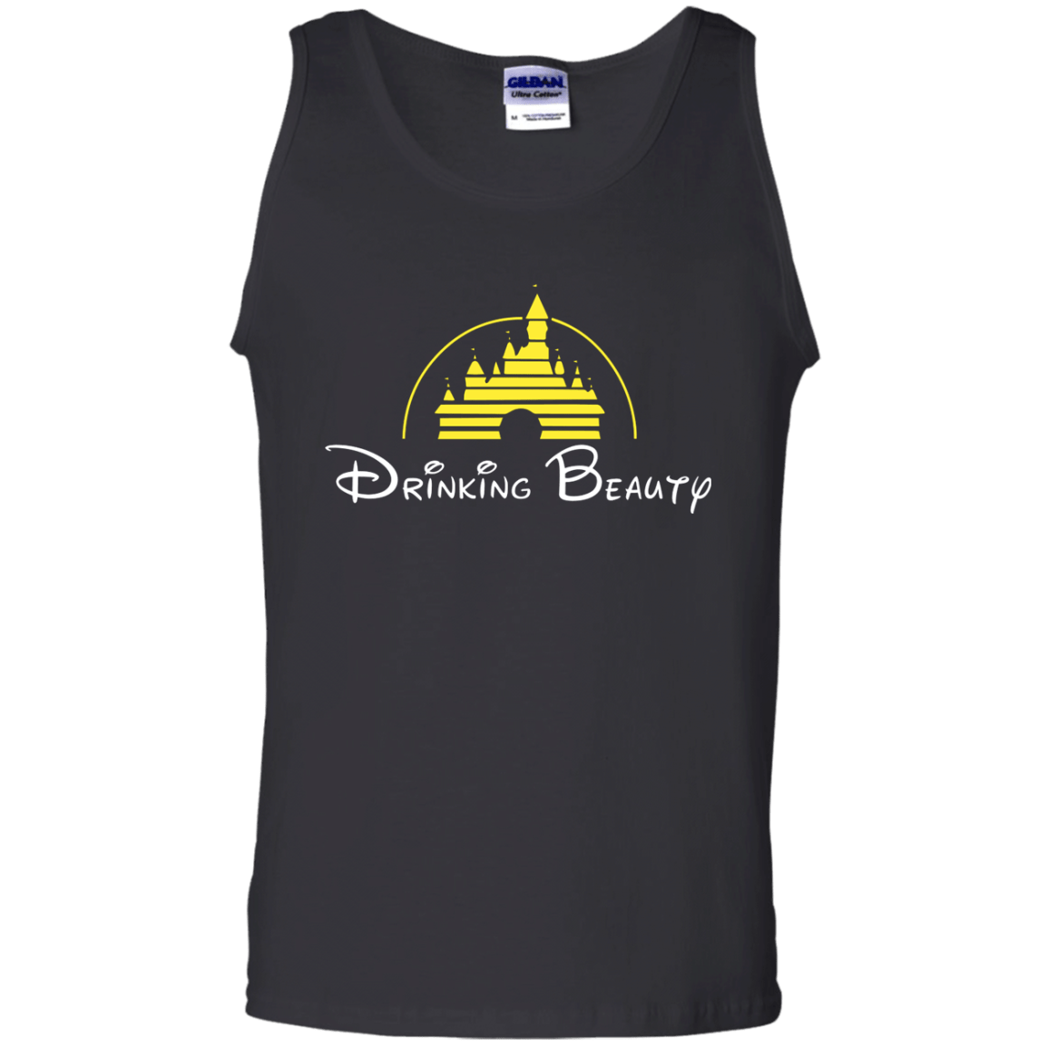 T-Shirts Black / S Drinking Beauty Men's Tank Top