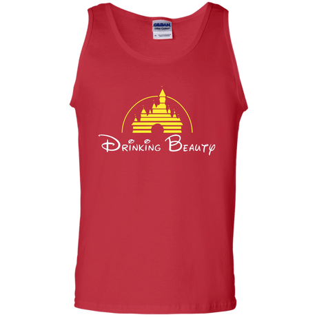 T-Shirts Red / S Drinking Beauty Men's Tank Top