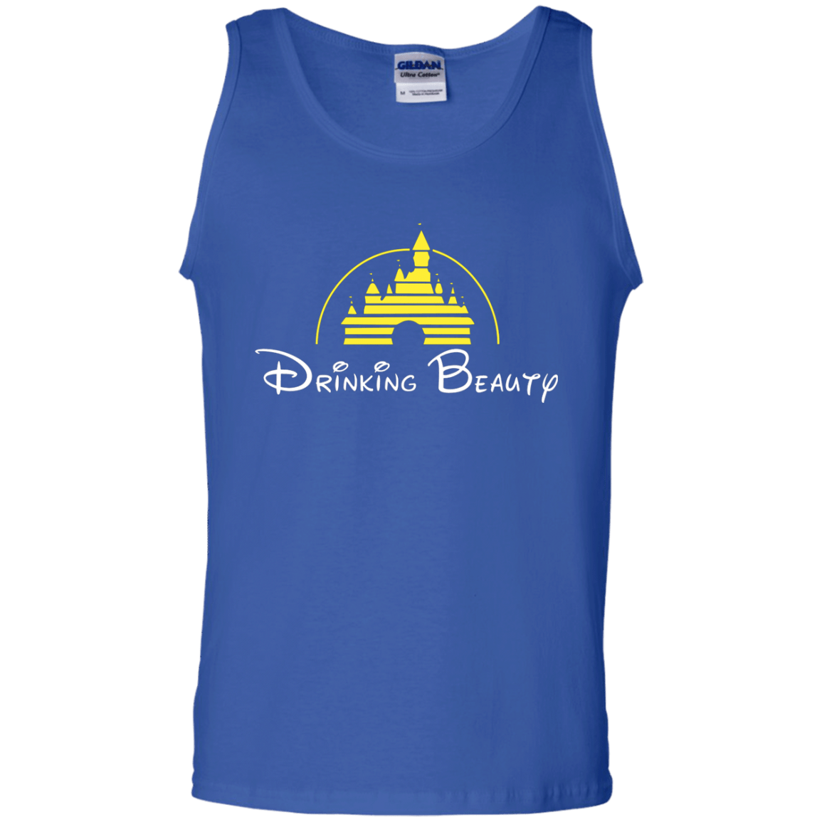 T-Shirts Royal / S Drinking Beauty Men's Tank Top