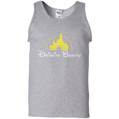 T-Shirts Sport Grey / S Drinking Beauty Men's Tank Top