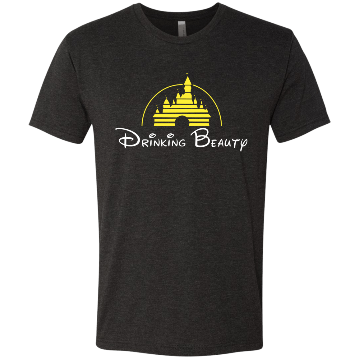 T-Shirts Vintage Black / S Drinking Beauty Men's Triblend T-Shirt