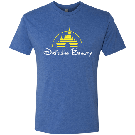 T-Shirts Vintage Royal / S Drinking Beauty Men's Triblend T-Shirt