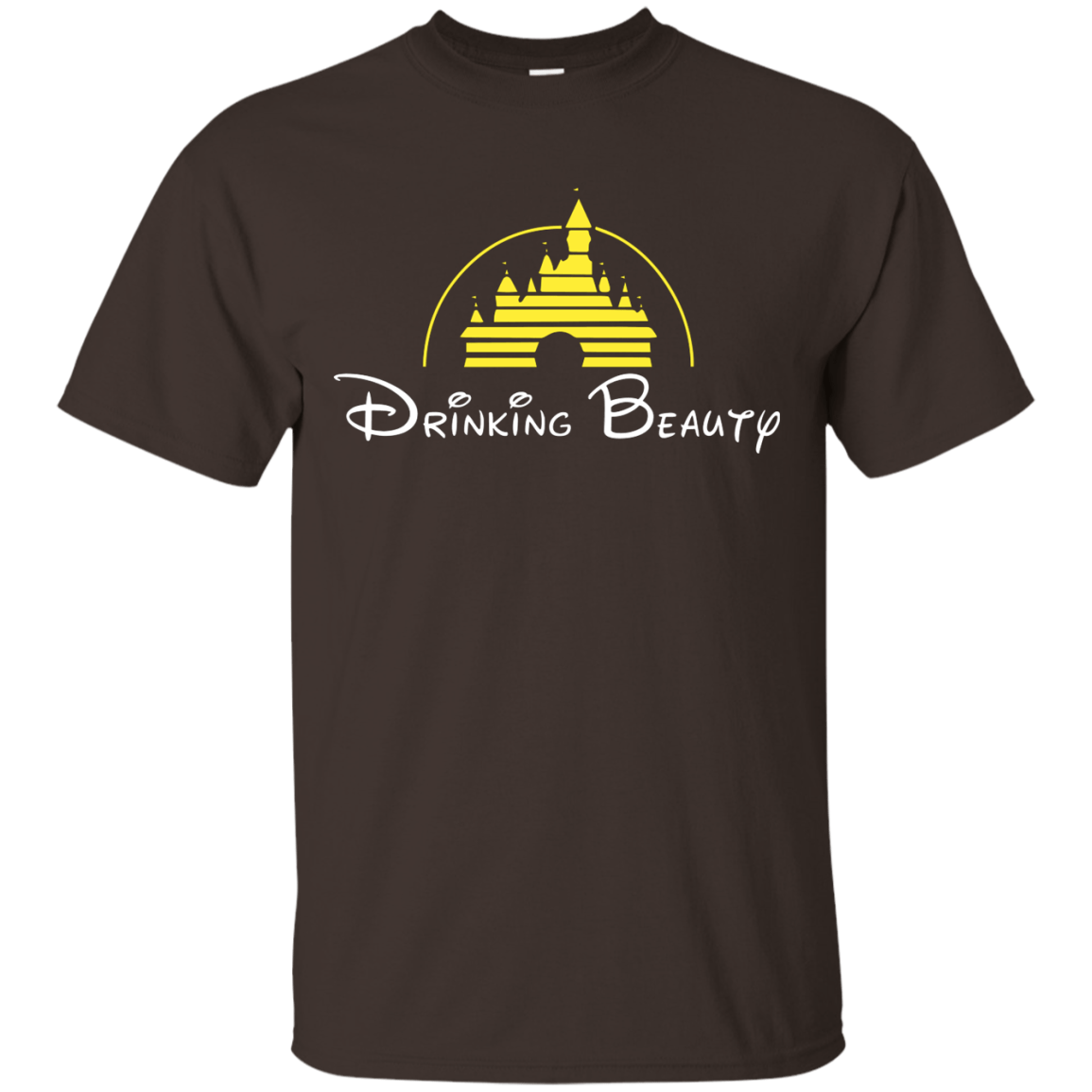 T-Shirts Dark Chocolate / S Drinking Beauty T-Shirt