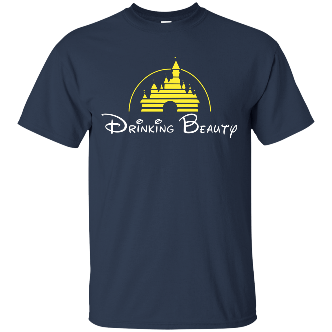 T-Shirts Navy / S Drinking Beauty T-Shirt