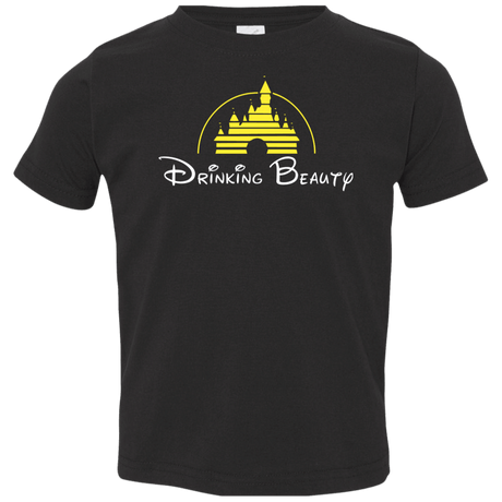 T-Shirts Black / 2T Drinking Beauty Toddler Premium T-Shirt