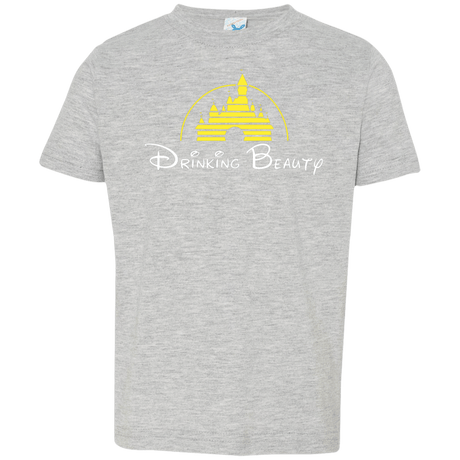 T-Shirts Heather Grey / 2T Drinking Beauty Toddler Premium T-Shirt