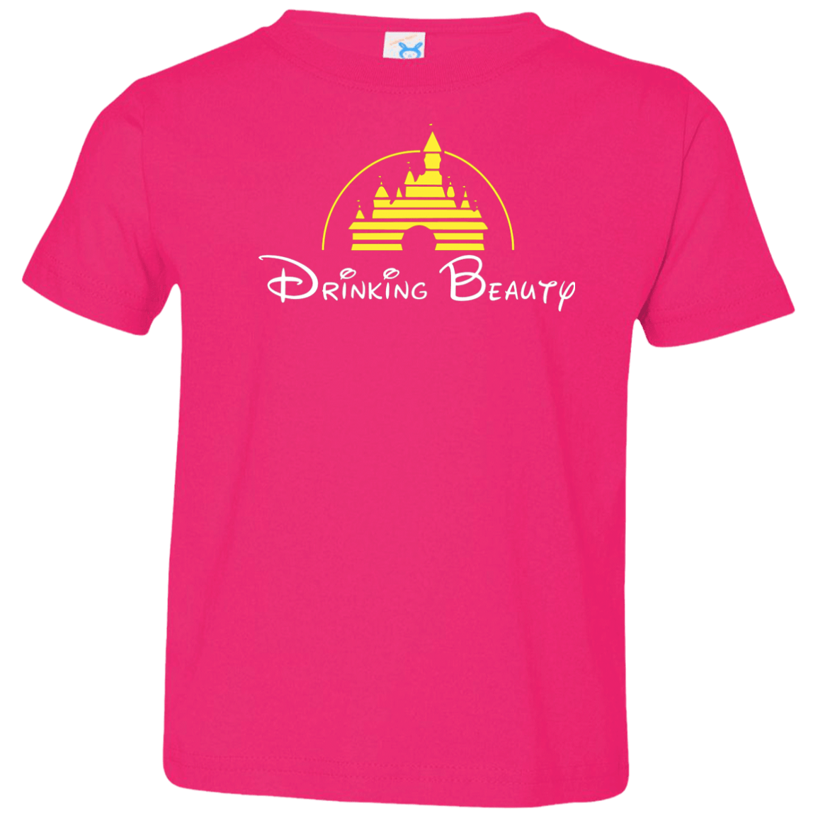 T-Shirts Hot Pink / 2T Drinking Beauty Toddler Premium T-Shirt