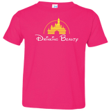 T-Shirts Hot Pink / 2T Drinking Beauty Toddler Premium T-Shirt