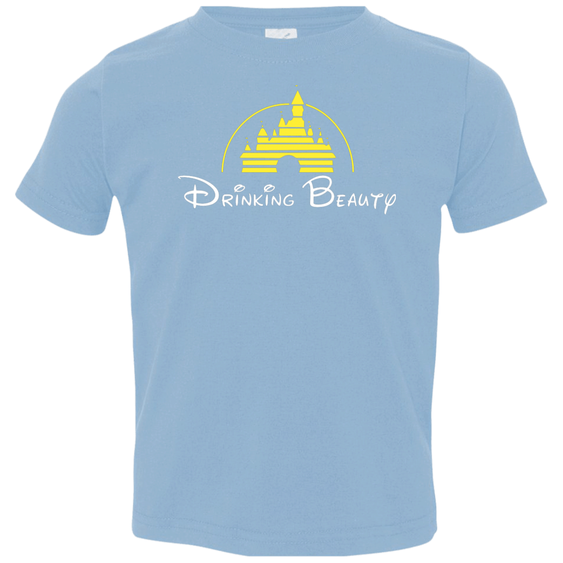 T-Shirts Light Blue / 2T Drinking Beauty Toddler Premium T-Shirt