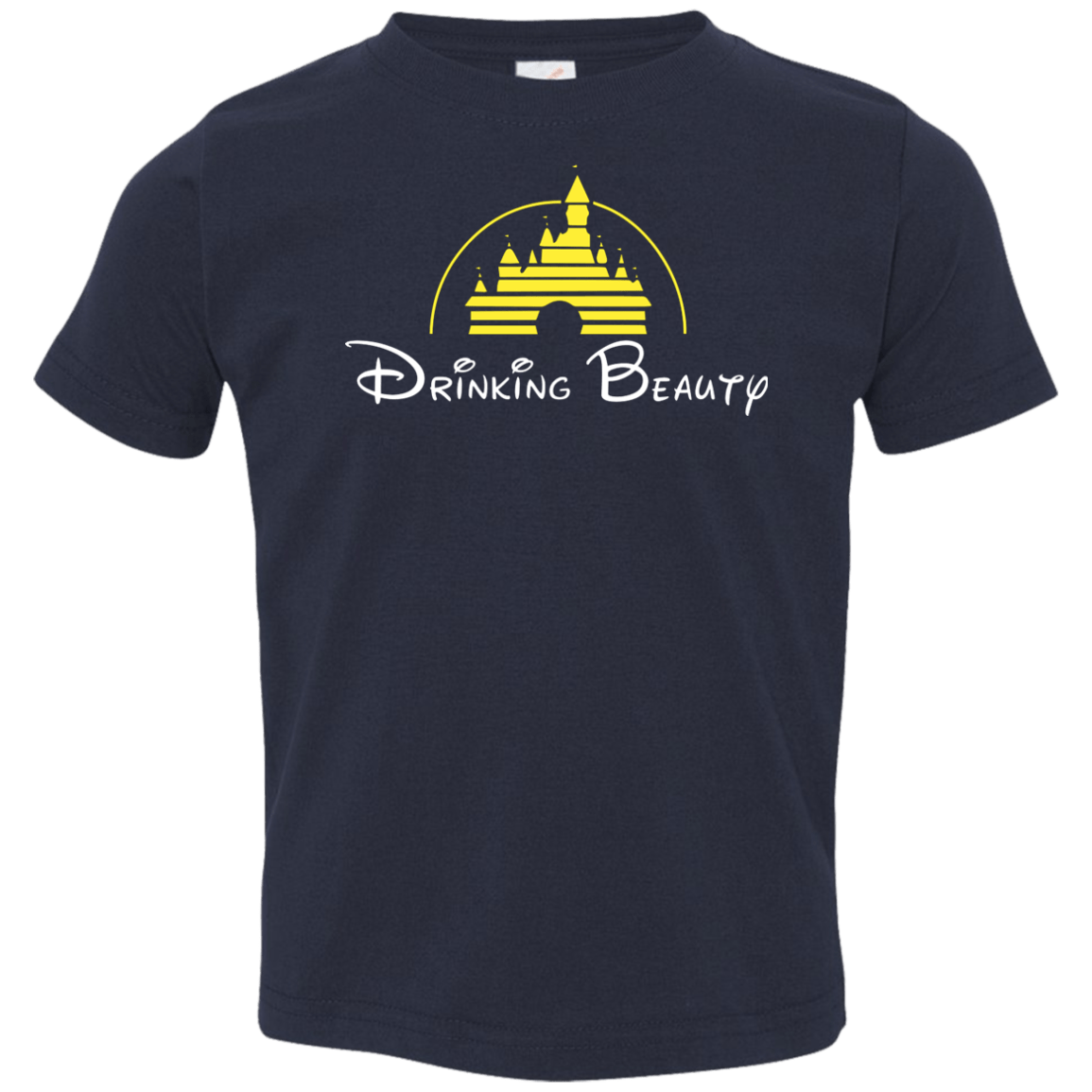 T-Shirts Navy / 2T Drinking Beauty Toddler Premium T-Shirt