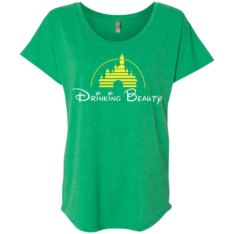 T-Shirts Envy / X-Small Drinking Beauty Triblend Dolman Sleeve