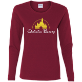 T-Shirts Cardinal / S Drinking Beauty Women's Long Sleeve T-Shirt