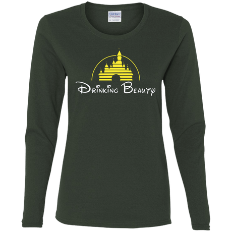 T-Shirts Forest / S Drinking Beauty Women's Long Sleeve T-Shirt