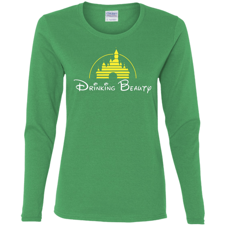 T-Shirts Irish Green / S Drinking Beauty Women's Long Sleeve T-Shirt