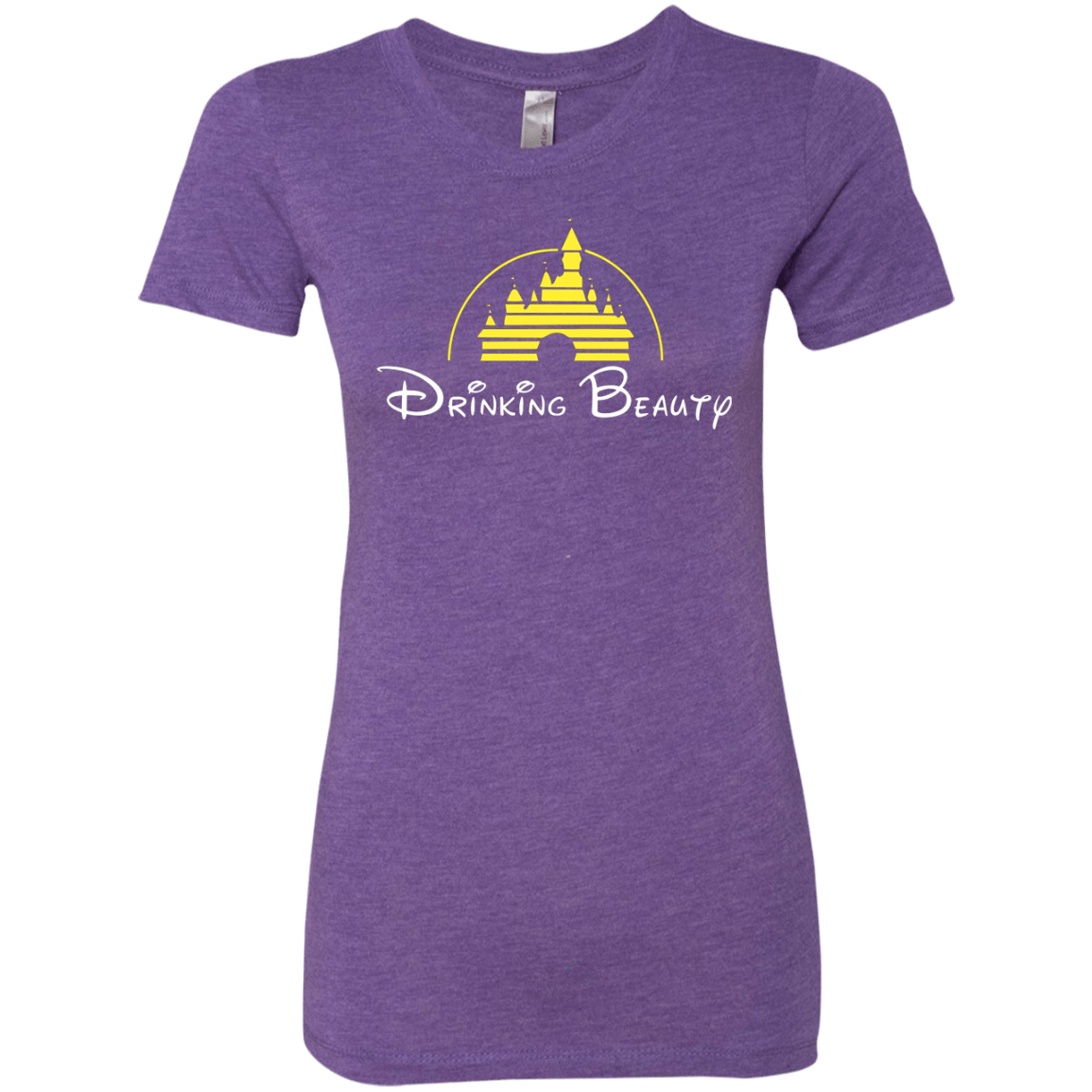 T-Shirts Purple Rush / S Drinking Beauty Women's Triblend T-Shirt