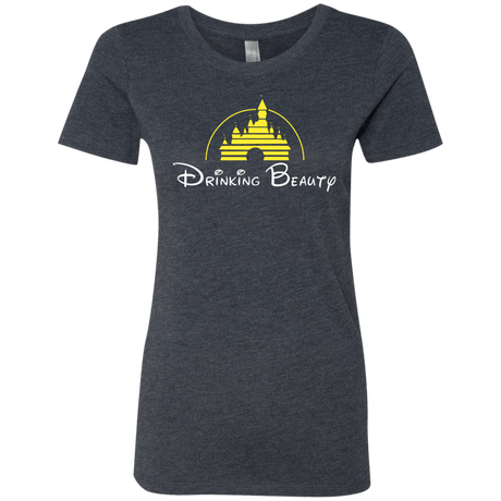 T-Shirts Vintage Navy / S Drinking Beauty Women's Triblend T-Shirt