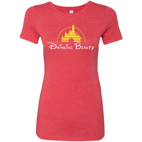 T-Shirts Vintage Red / S Drinking Beauty Women's Triblend T-Shirt