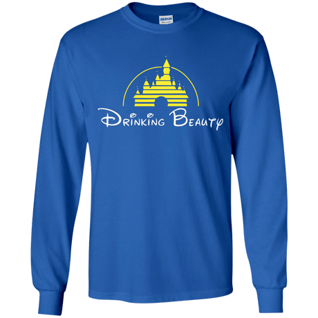 T-Shirts Royal / YS Drinking Beauty Youth Long Sleeve T-Shirt