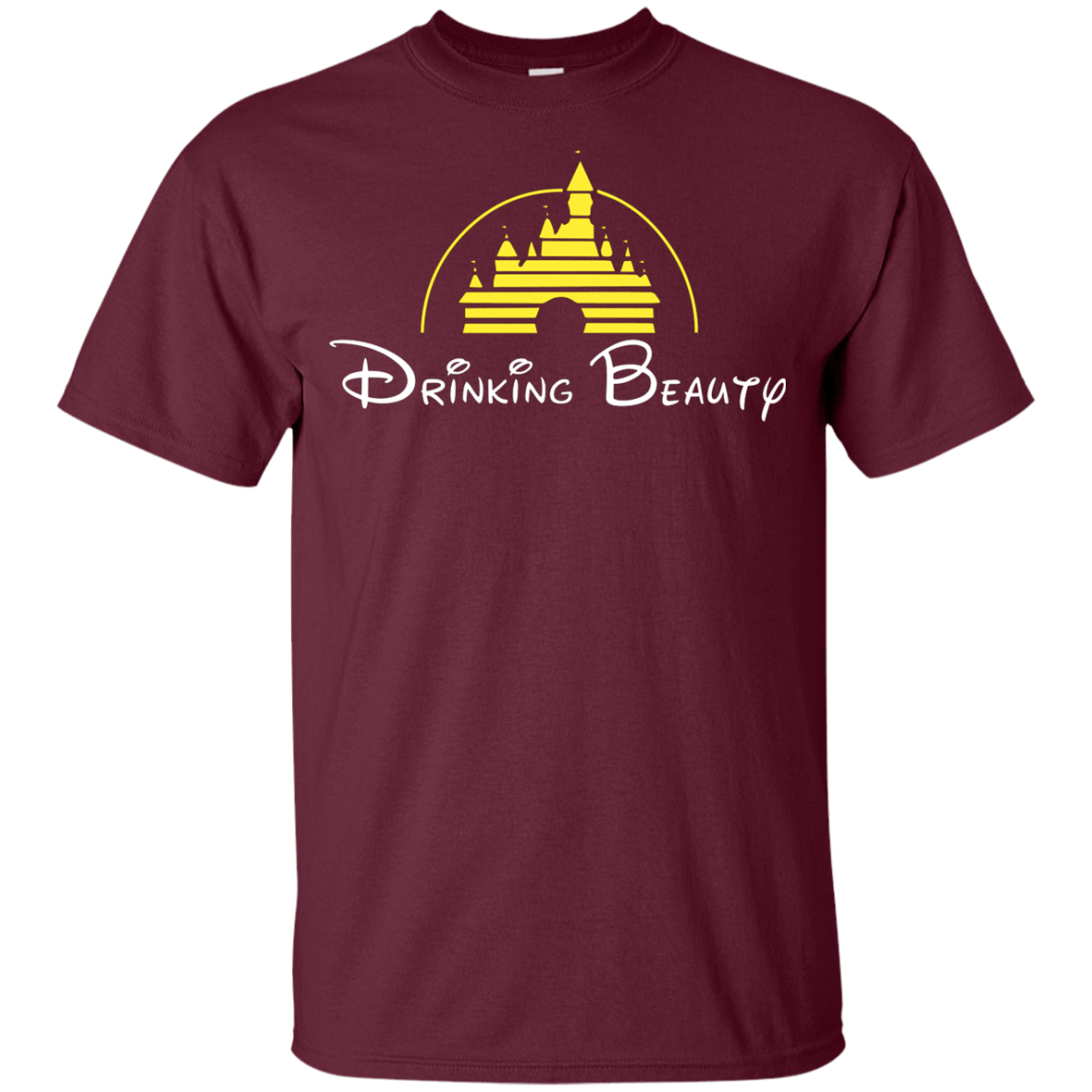 T-Shirts Maroon / YXS Drinking Beauty Youth T-Shirt