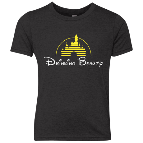 T-Shirts Vintage Black / YXS Drinking Beauty Youth Triblend T-Shirt