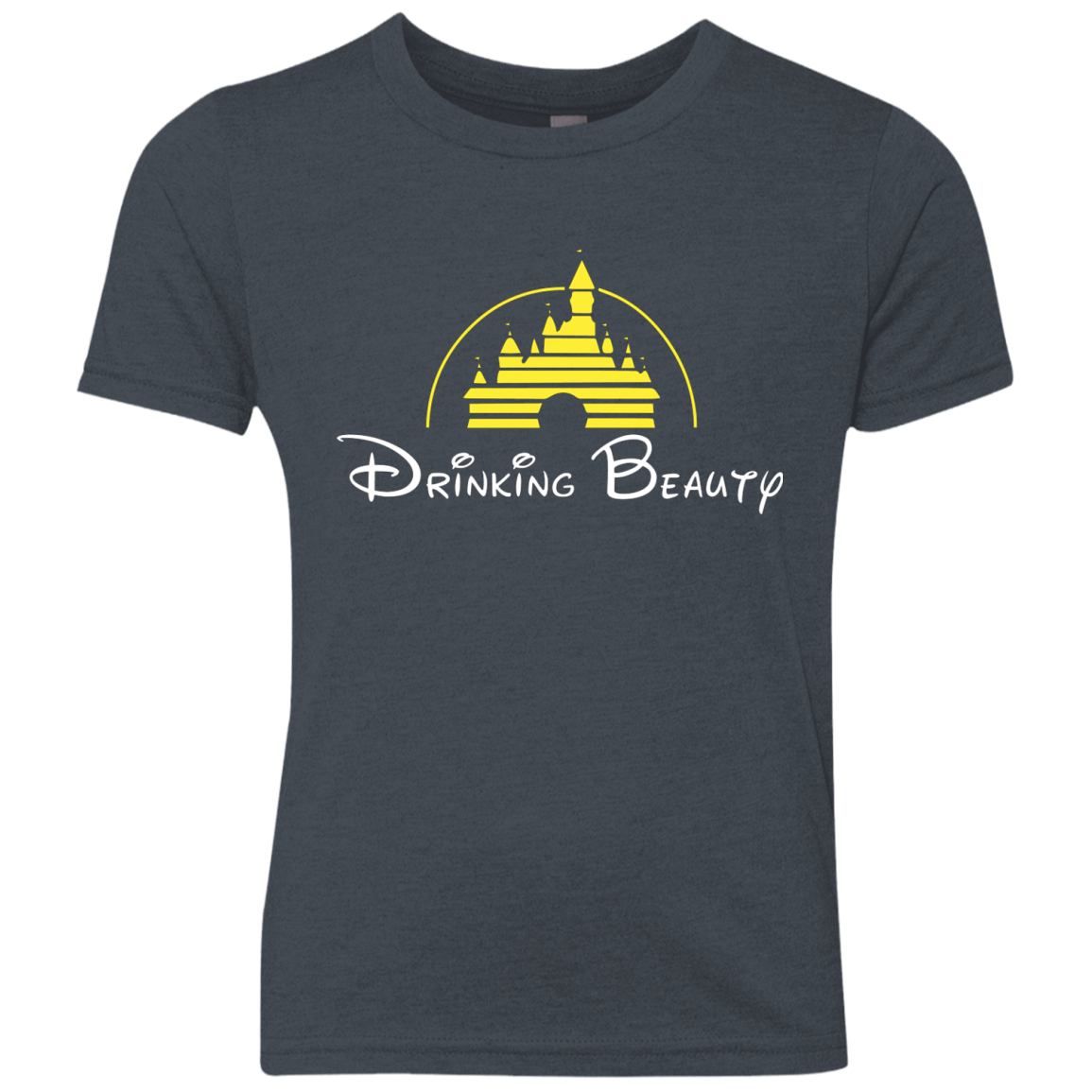 T-Shirts Vintage Navy / YXS Drinking Beauty Youth Triblend T-Shirt