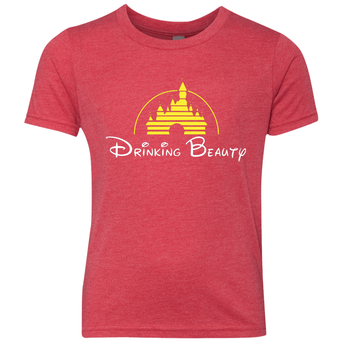T-Shirts Vintage Red / YXS Drinking Beauty Youth Triblend T-Shirt