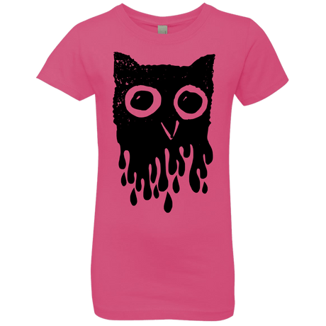 T-Shirts Hot Pink / YXS Dripping Owl Girls Premium T-Shirt