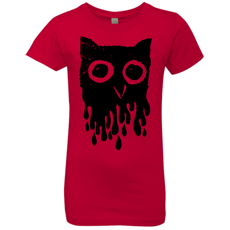 T-Shirts Red / YXS Dripping Owl Girls Premium T-Shirt