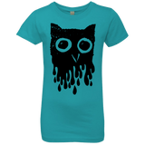 T-Shirts Tahiti Blue / YXS Dripping Owl Girls Premium T-Shirt