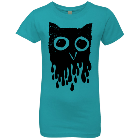 T-Shirts Tahiti Blue / YXS Dripping Owl Girls Premium T-Shirt