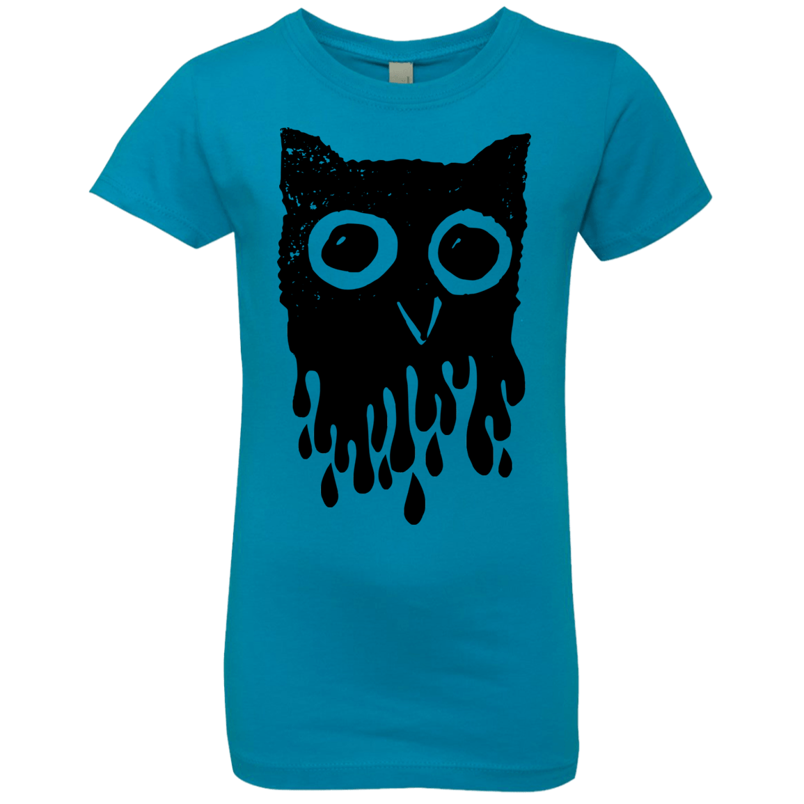 T-Shirts Turquoise / YXS Dripping Owl Girls Premium T-Shirt