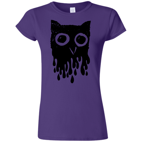 T-Shirts Purple / S Dripping Owl Junior Slimmer-Fit T-Shirt