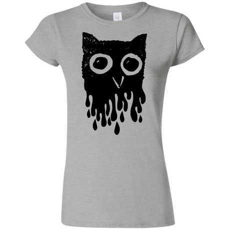 T-Shirts Sport Grey / S Dripping Owl Junior Slimmer-Fit T-Shirt