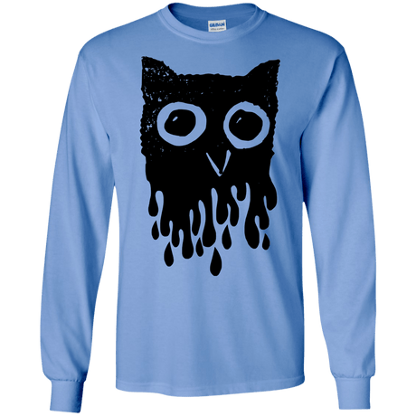 T-Shirts Carolina Blue / S Dripping Owl Men's Long Sleeve T-Shirt