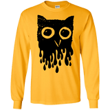 T-Shirts Gold / S Dripping Owl Men's Long Sleeve T-Shirt