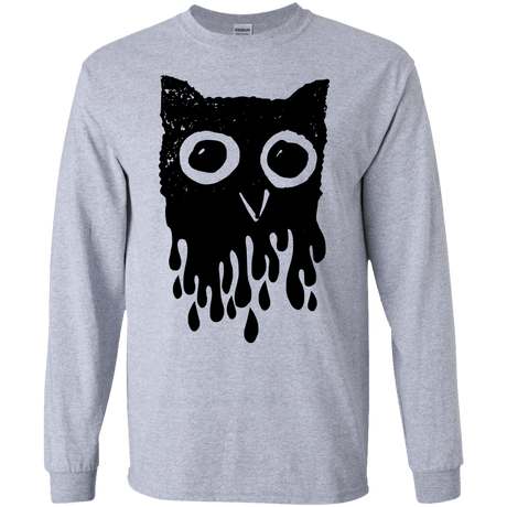 T-Shirts Sport Grey / S Dripping Owl Men's Long Sleeve T-Shirt