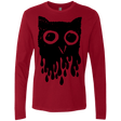 T-Shirts Cardinal / S Dripping Owl Men's Premium Long Sleeve