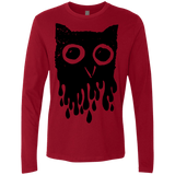 T-Shirts Cardinal / S Dripping Owl Men's Premium Long Sleeve