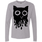 T-Shirts Heather Grey / S Dripping Owl Men's Premium Long Sleeve