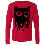 T-Shirts Red / S Dripping Owl Men's Premium Long Sleeve