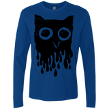 T-Shirts Royal / S Dripping Owl Men's Premium Long Sleeve
