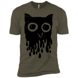 T-Shirts Military Green / X-Small Dripping Owl Men's Premium T-Shirt