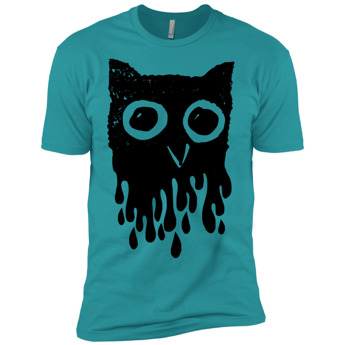 T-Shirts Tahiti Blue / X-Small Dripping Owl Men's Premium T-Shirt