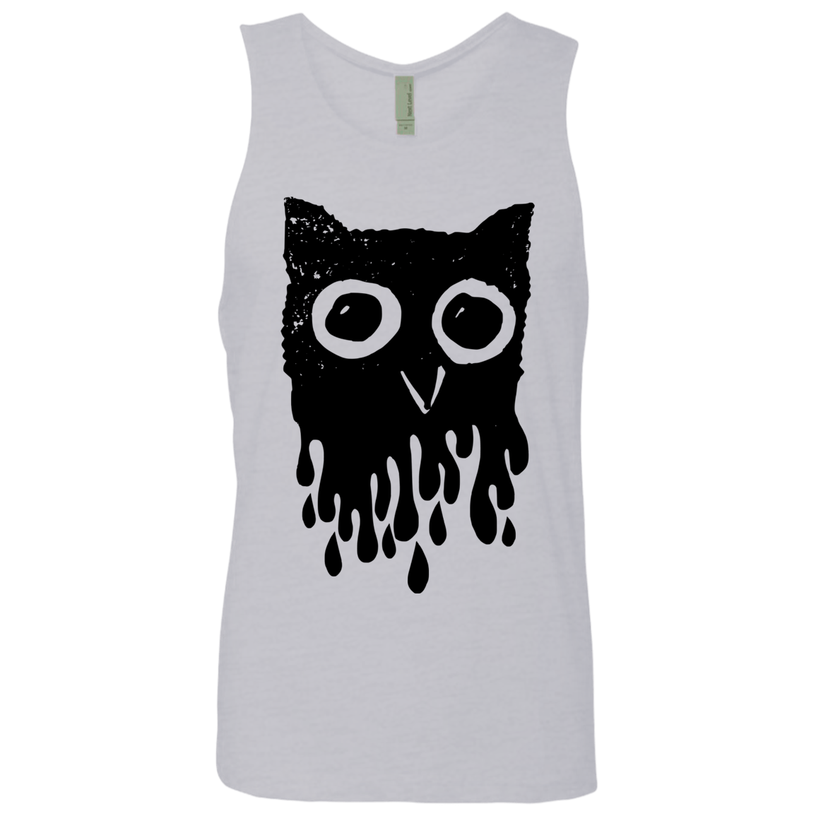 T-Shirts Heather Grey / S Dripping Owl Men's Premium Tank Top