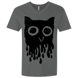 T-Shirts Heavy Metal / X-Small Dripping Owl Men's Premium V-Neck